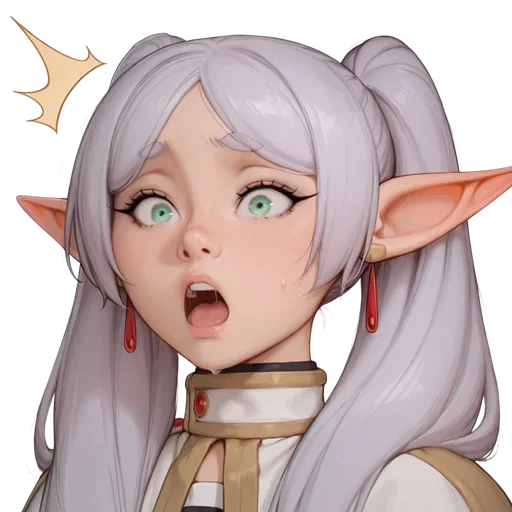 🧡 Стикер «Elf Face» для Telegram