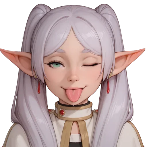 🧡 Стикер «Elf Face» для Telegram