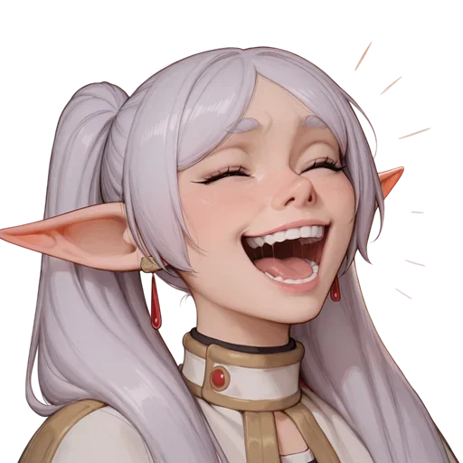 🧡 Стикер «Elf Face» для Telegram