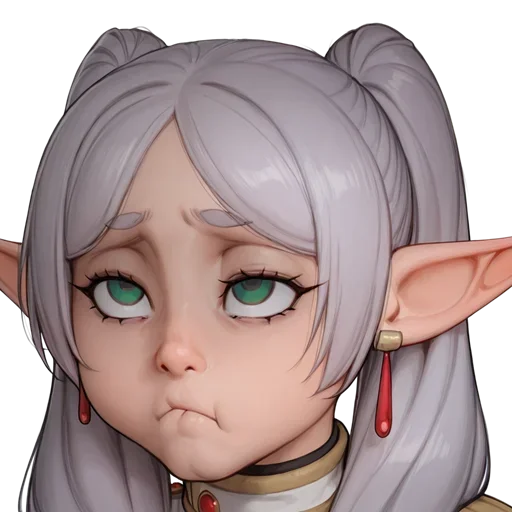 🧡 Стикер «Elf Face» для Telegram