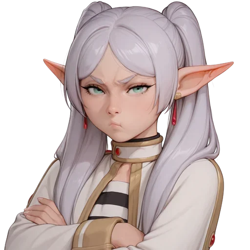 🧡 Стикер «Elf Face» для Telegram