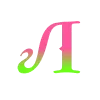 Стикер 13 🩷 Набор эмоджи со шрифтом - кириллица, цифры и символы