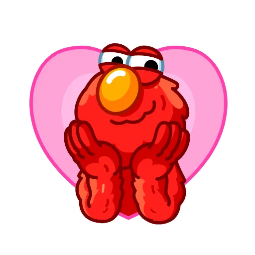 Стикер 2 Elmo Sesame
