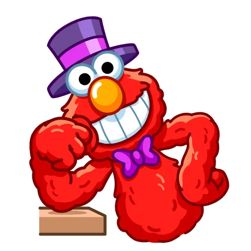 Стикер 6 Elmo Sesame