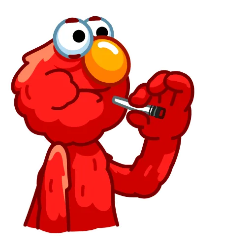 Стикер 14 Elmo Sesame