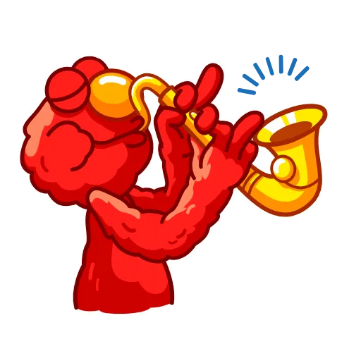 Стикер 12 Elmo Sesame