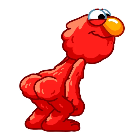 Стикер 7 Elmo Sesame