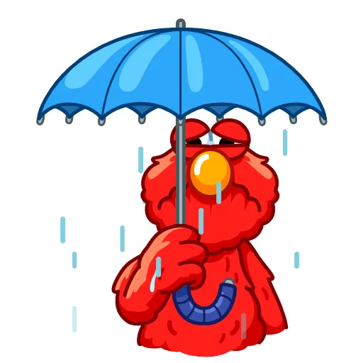 Стикер 11 Elmo Sesame