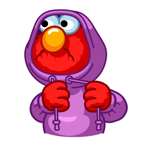 Стикер 15 Elmo Sesame