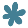 🌸 Эмодзи «Синие буквы стильные» для Telegram