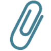 📎 Эмодзи «Синие буквы стильные» для Telegram