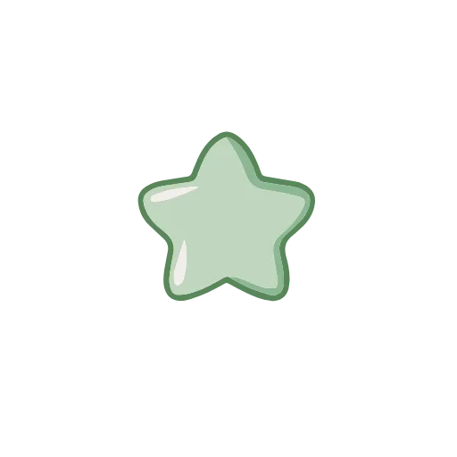 🌸 Эмодзи «Зелёные векторные буквы, иконки» для Telegram