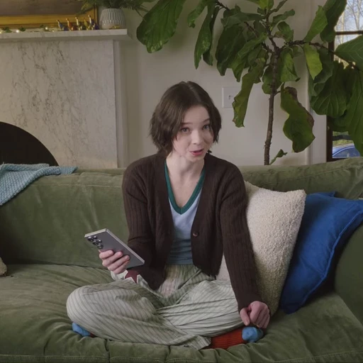 🤩 Стикер «Emma Myers Samsung» для Telegram