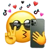Стикер 30 🥺 Миленькие смайлики