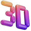 Стикер 36 3D