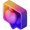 Стикер 4 3D
