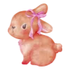 🐇 Эмодзи «Весенние буквы, цветы» для Telegram