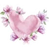 ♥️ Эмодзи «Весенние буквы, цветы» для Telegram