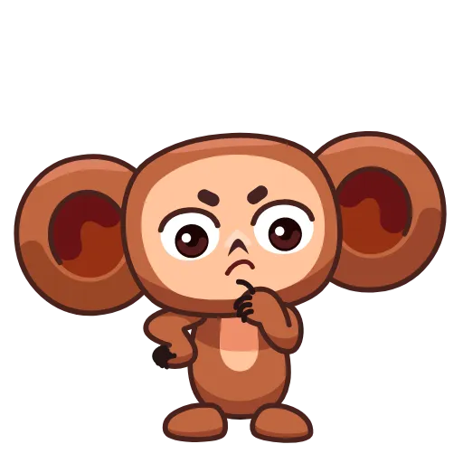 Стикер 17 Cheburashka