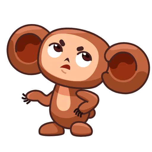 Стикер 10 Cheburashka