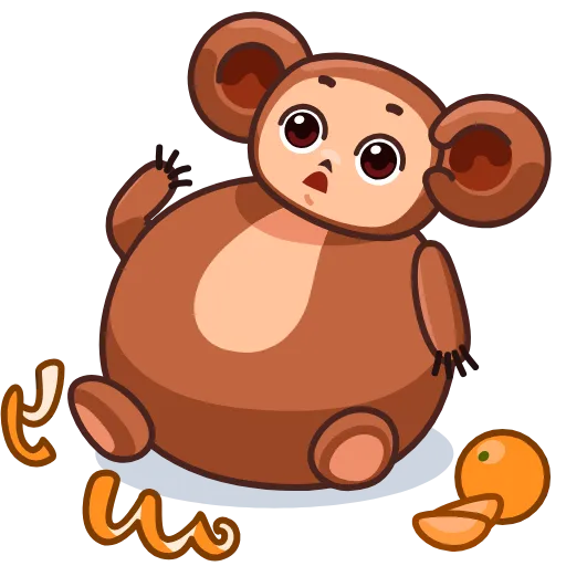 Стикер 6 Cheburashka
