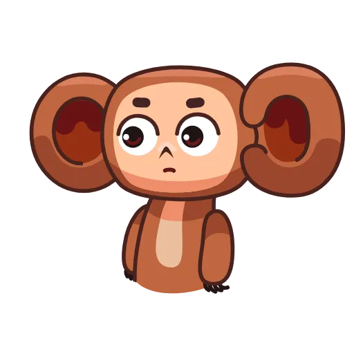 Стикер 21 Cheburashka