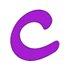 😀 Эмодзи «Фиолетовые буквы, таблички, иконки» для Telegram