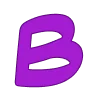 😀 Эмодзи «Фиолетовые буквы, таблички, иконки» для Telegram