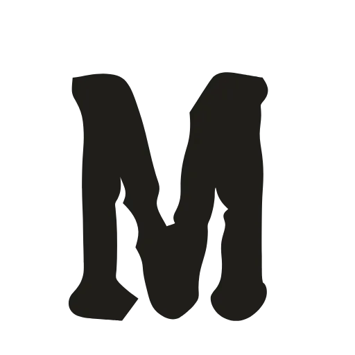 Стикер 16 Шрифт печатной машинки, иконки на детективную тематику