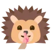 Стикер 39 Ёжики