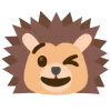 Стикер 10 Ёжики
