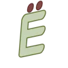 🐿️ Эмодзи «Зелёные и коричневые буквы» для Telegram