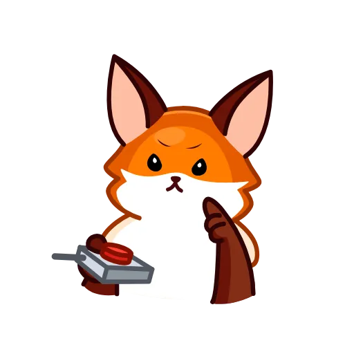 Стикер 11 Red Fox
