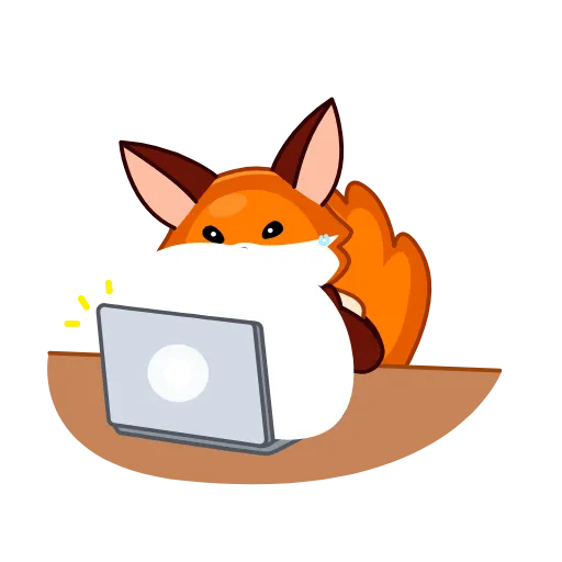 Стикер 15 Red Fox