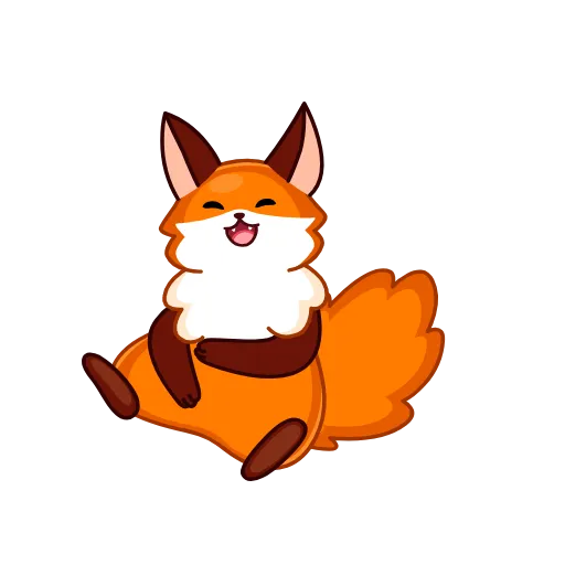 Стикер 3 Red Fox