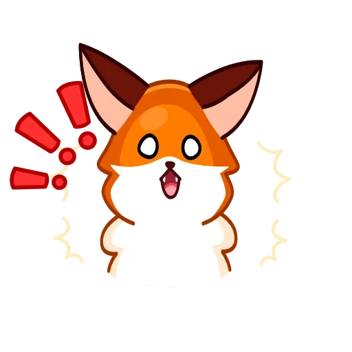 Стикер 10 Red Fox