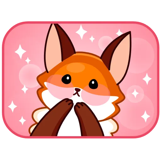 Стикер 2 Red Fox