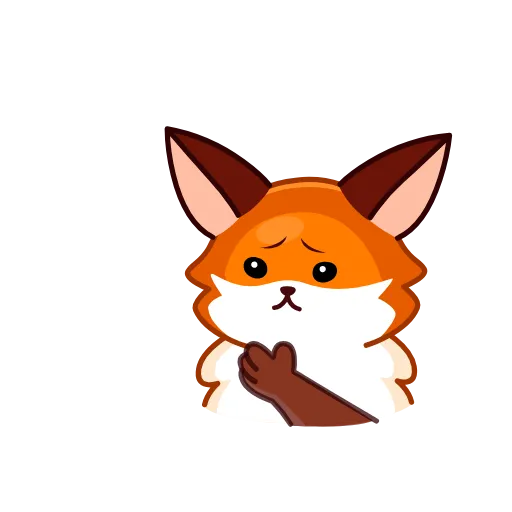 Стикер 23 Red Fox