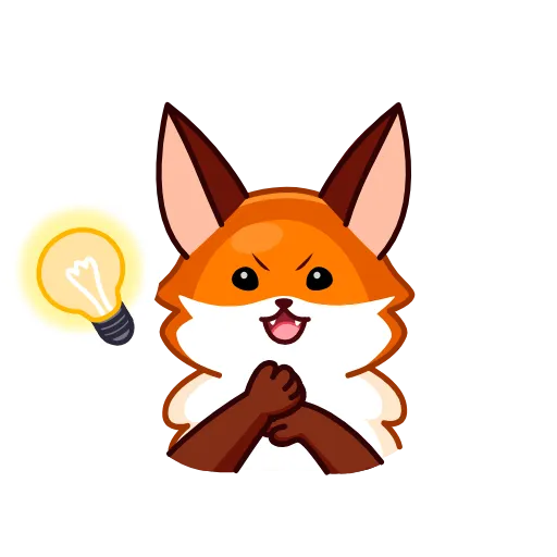 Стикер 17 Red Fox