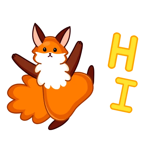 Стикер 7 Red Fox