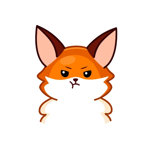 Стикер 14 Red Fox