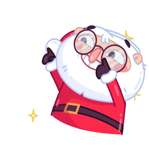 Стикер 15 Santa