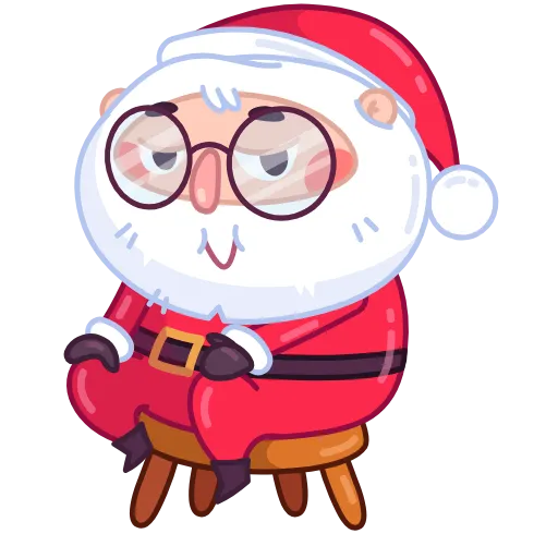 Стикер 9 Santa