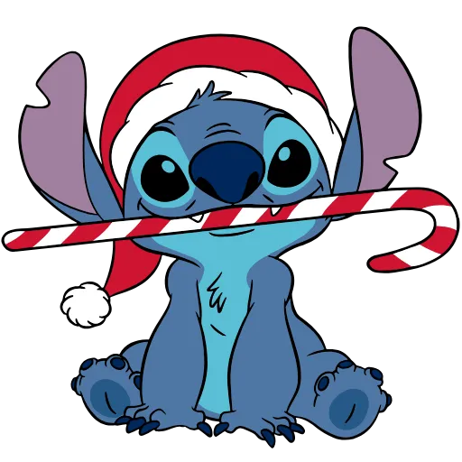 Стикер 17 Stitch Xmas