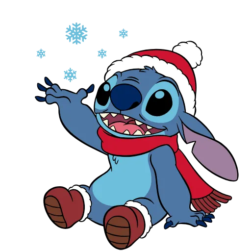 Стикер 20 Stitch Xmas