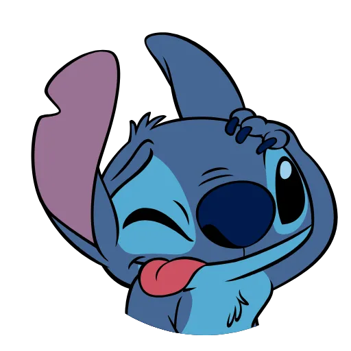 Стикер 2 Stitch Xmas