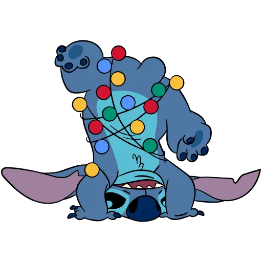 Стикер 55 Stitch Xmas