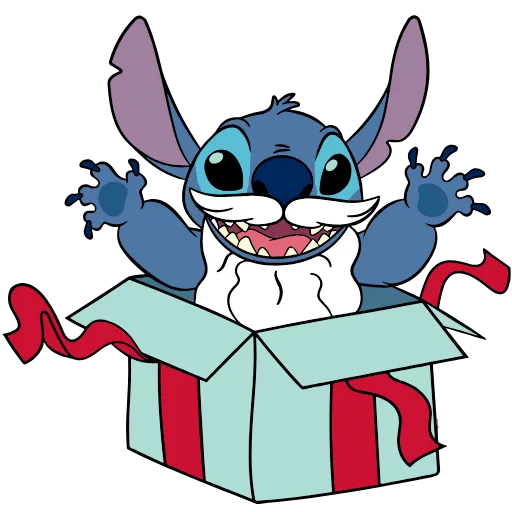 Стикер 53 Stitch Xmas