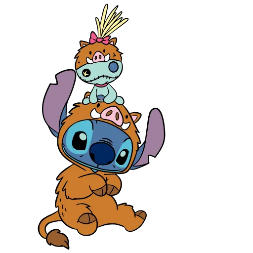 Стикер 54 Stitch Xmas