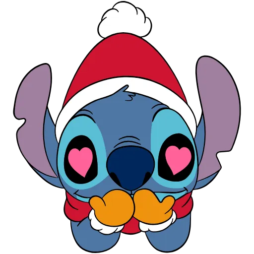 Стикер 14 Stitch Xmas